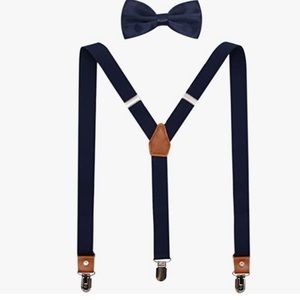 Men Suspenders & Bow Tie